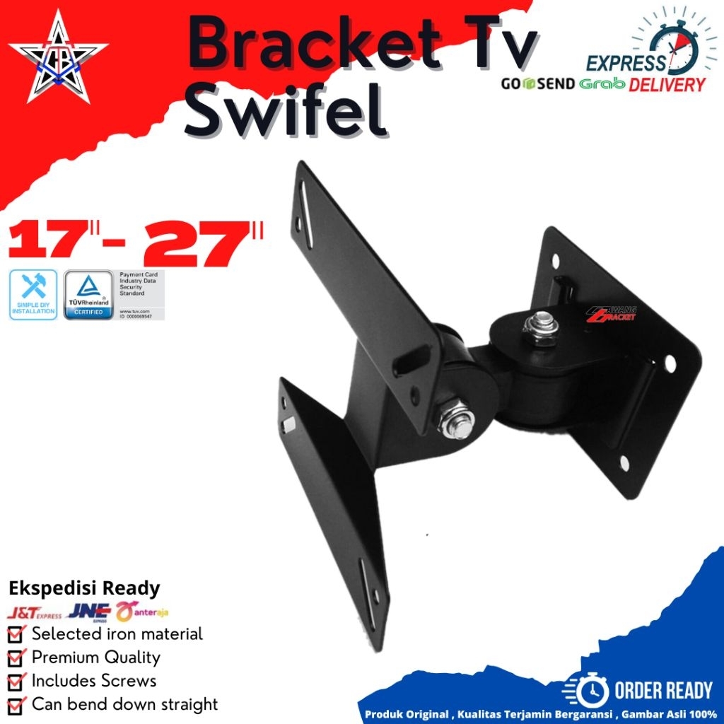 LED LCD Plasma TV monitor TV Bracket 27 24 23 20 19 27 24 17 นิ้ว Mini Swivel Bracket