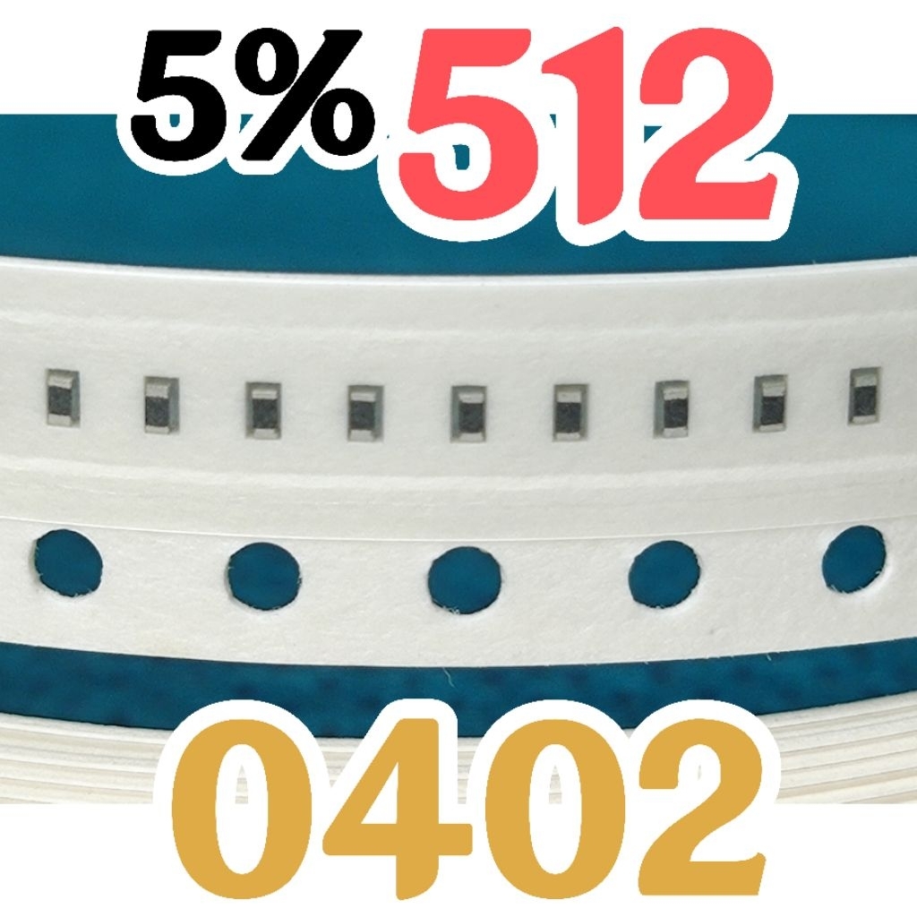 10pcs ชิปตัวต้านทาน smd 512 5K1 5% ขนาด 0402 1005 5.1Kohm 5.1K โอห์ม 5.1 Kohm 5.1Kohm 5.1Kohm 5.1 Ko