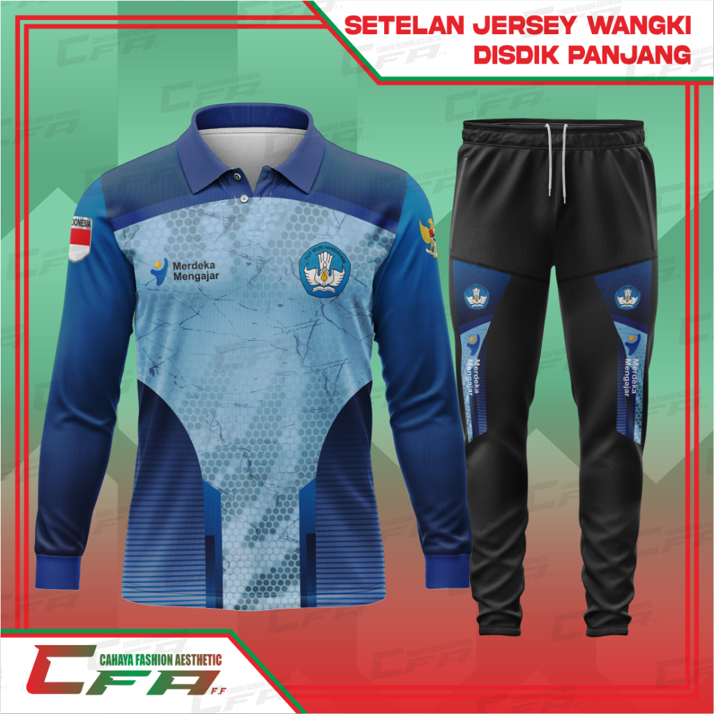 CFA DISDIK JERSEY SET (EDUCATIONAL SERVICE) LONG SLEEVE DRYFIT MILANO FULL PRINTING