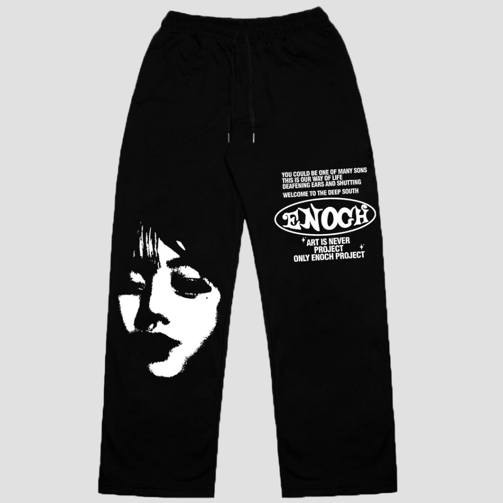 อีโนช | กางเกงขายาว | SOUTH SOUTH SOUTH SOUTH | FLEECE COTTON VISCOUSE 280-300 GSM