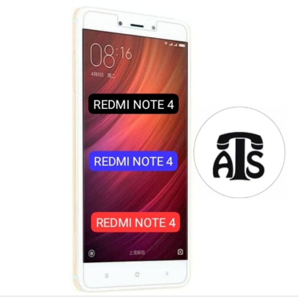 REDMI NOTE 4 TG กระจกใส | ATS Bright Shop | ATS ทวีป Store | ATS 1688 Shop | ANTI-SCRATCH TEMPERED G
