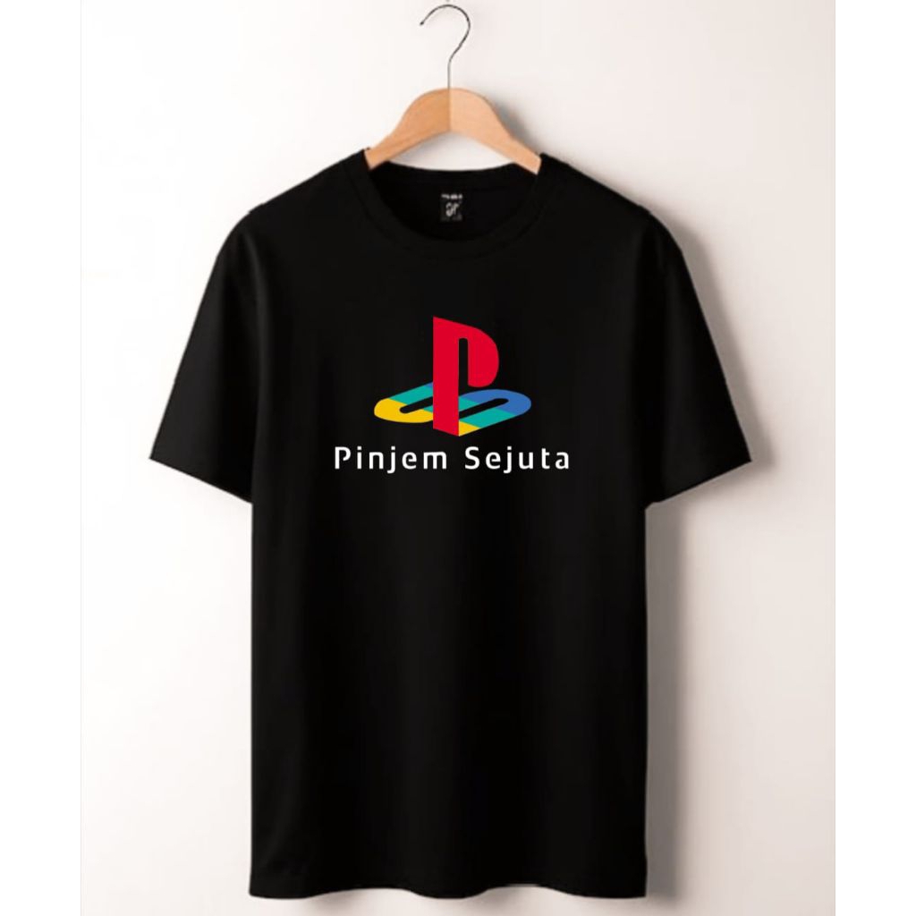 เสื้อยืด PS Logo Distro (Pinjem a Million)
