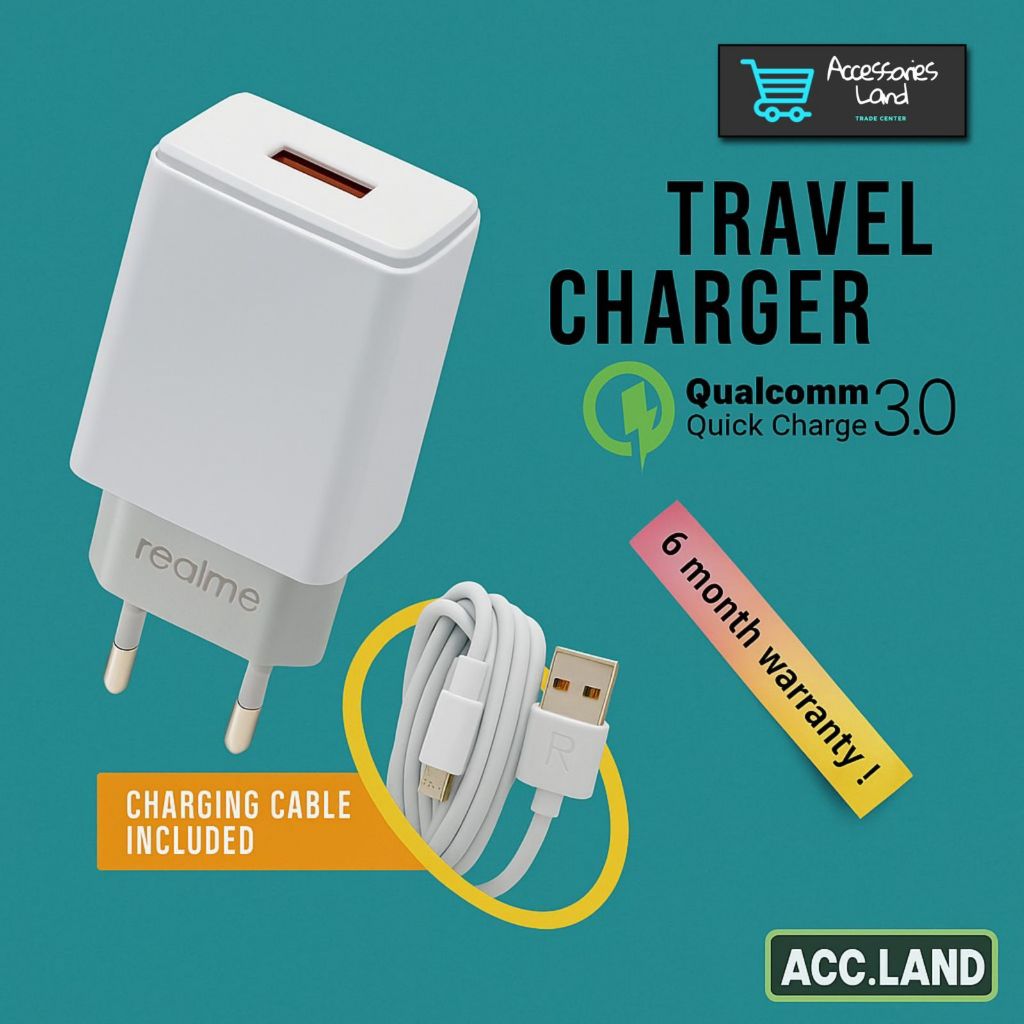 REALME 2 PRO MICRO C1 C2 C3 X2 X K1 U13 3i 5 5i 5s CHARGER (ADAPTOR + CABLE)