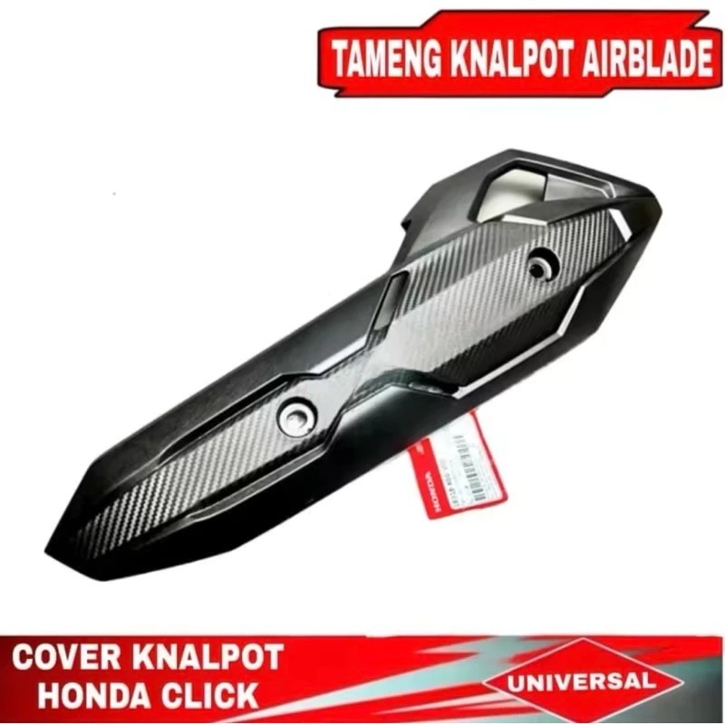 LOKAL EXHAUST PROTECTOR CARBON EXHAUST COVER SHIELD ORIGINAL HONDA PNP VARIO 125 150 PCX ท้องถิ่น 15