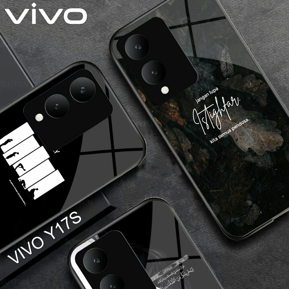 เคส HP VIVO Y17S - เคส VIVO Y17S ล่าสุด (ISLMCM20) เคสโทรศัพท์ซิลิโคน VIVO Y17S - Glass Softcase - เ