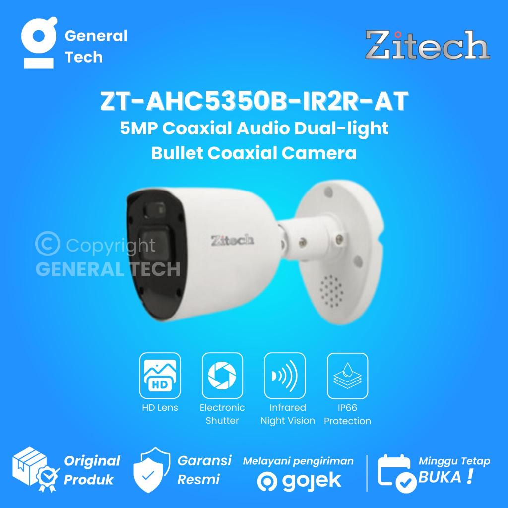 Zitech Dual-Light CAMERA ZT-AHC5350B-IR2R-AT กล้อง 5MP ANALOG HD SUPPORT TWO WAY AUDIO