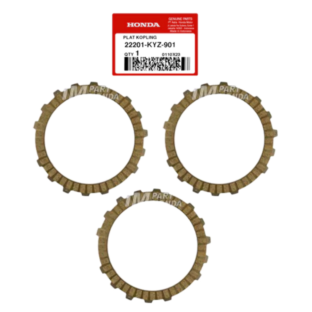 [22201-KYZ-901] CLUTCH PLATE SUPRA X 125 HELMET IN CARBON / FI INJECTION / ใหม่ - ORIGINAL KYZ BLADE