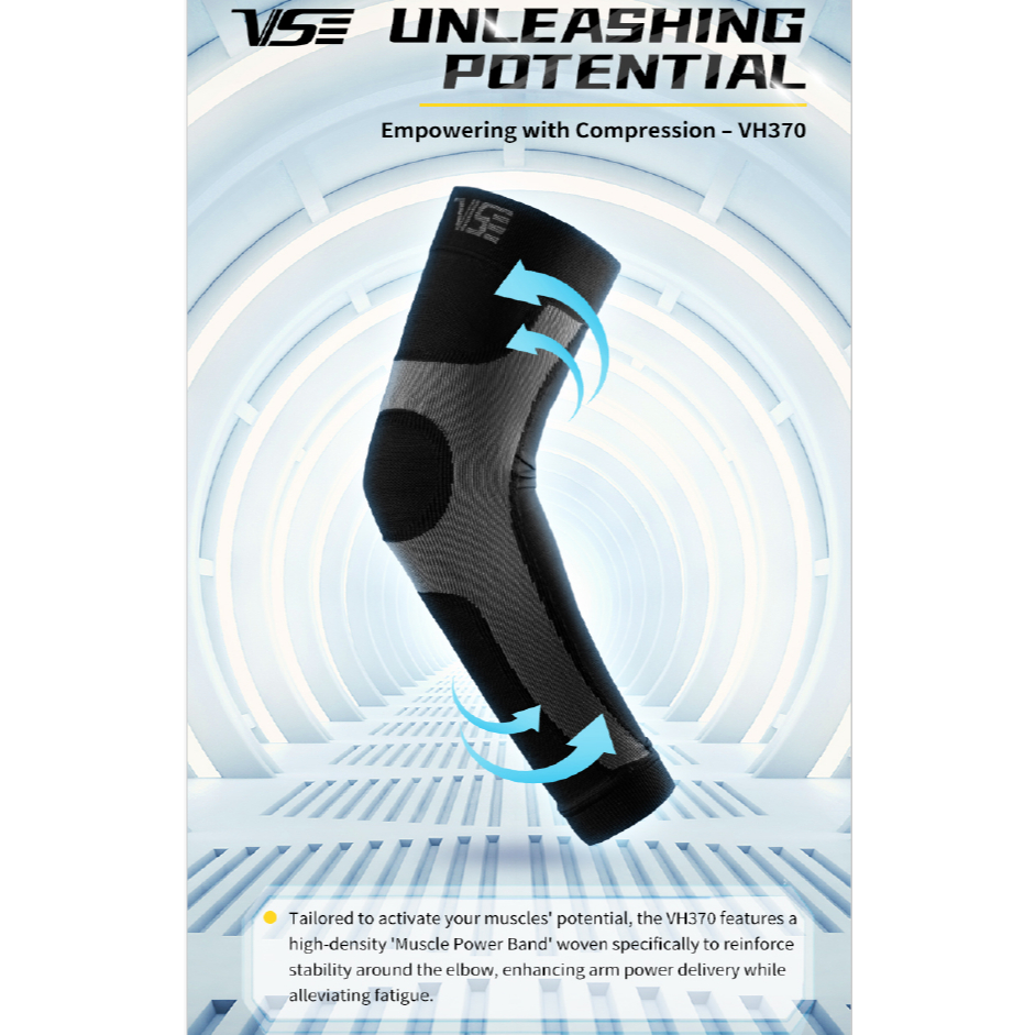 VS Venson Badminton Arm Support VH370 / อุปกรณ์ป้องกันแขนแบดมินตัน VH 370 ป้องกันแบคทีเรียไม่มีกลิ่น
