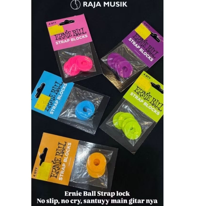 ERNIE BALL STRAP BLOCK - ORIGINAL STRAP LOCK