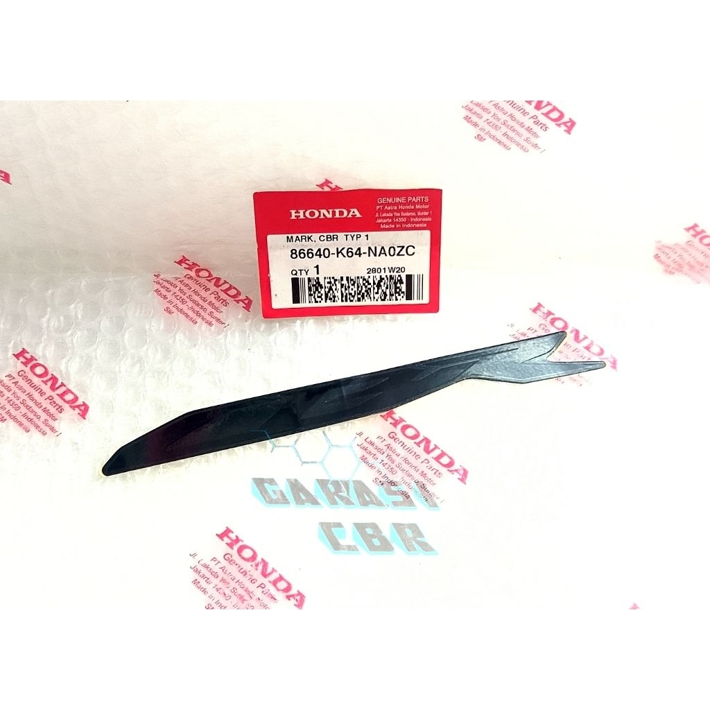 86640K64NA0ZC - Mark CBR Type 1 Honda CBR 250RR K64J - Striping Sticker Side Body CBR 250RR SP