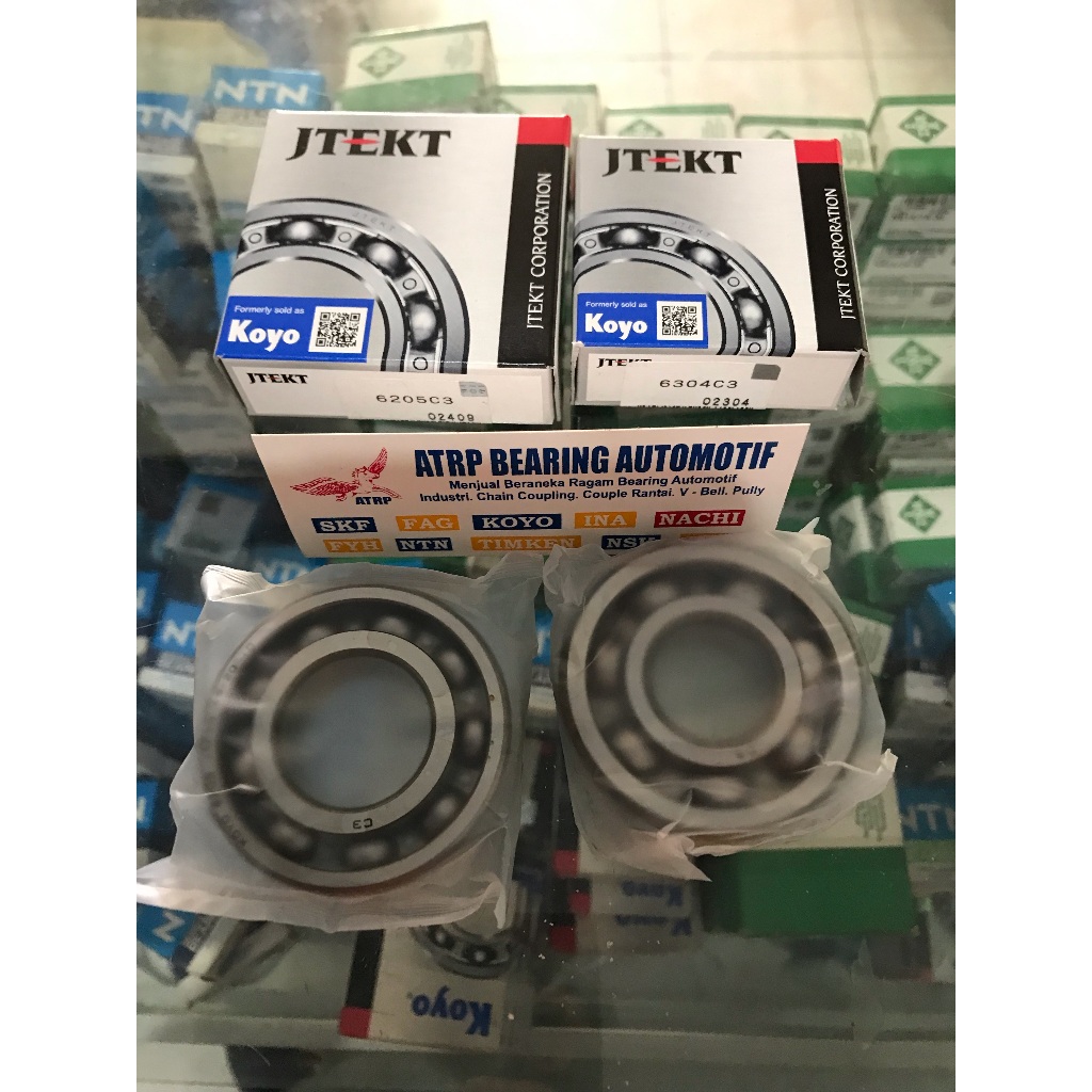 BEARING KRUK AS RX KING JUPITER Z VEGA R SUZUKI TS 125 6205 C3 6304 C3 KOYO ORIGINAL