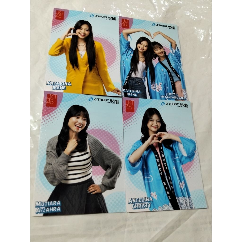 PhotoPack JKT48 X J-Trust Bank: Kathrina, Muthe, Christy, และ Kathrina + Freya + Freebies (PC Unoffc
