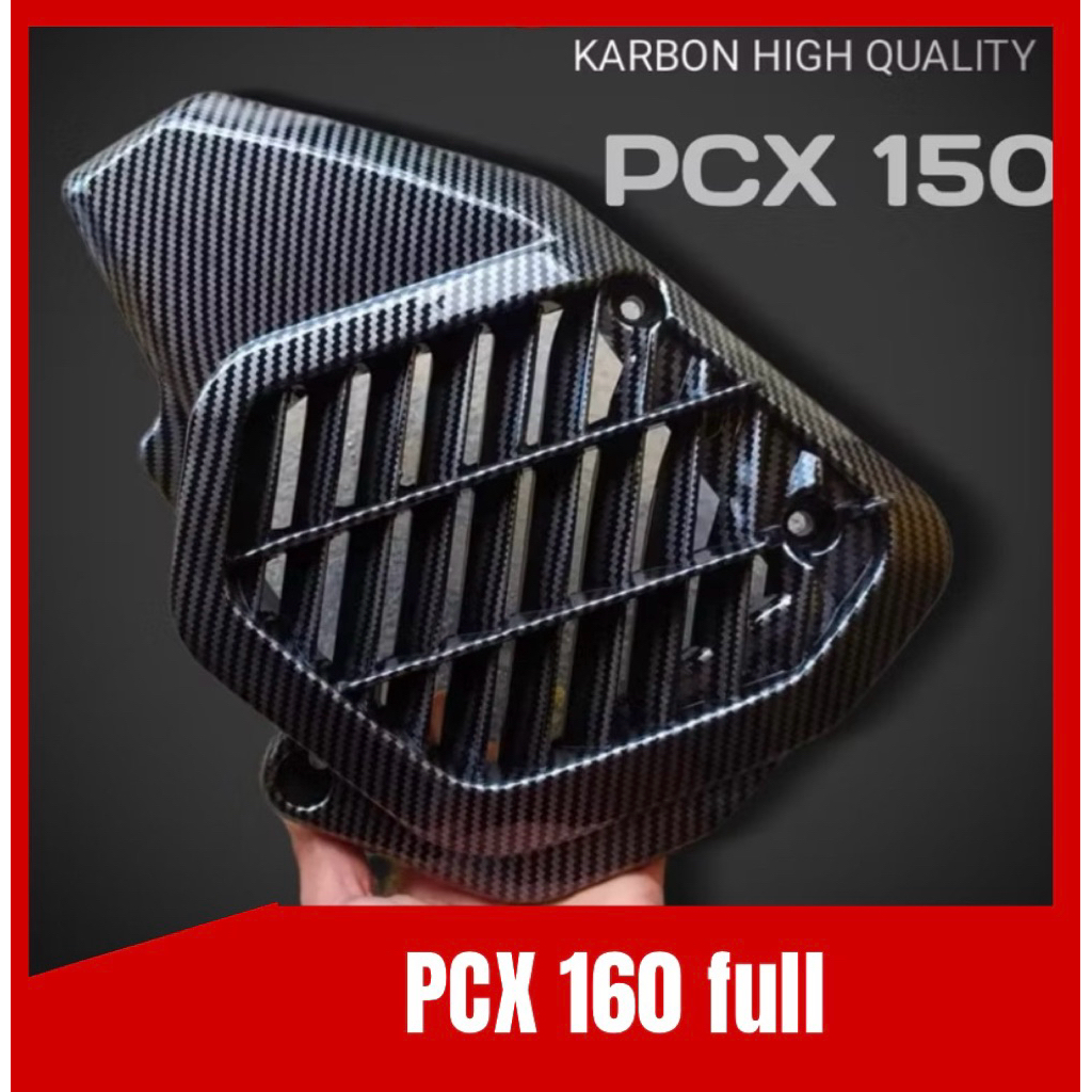 PCX 150 CARBON RADIATOR COVER VARIO 125 150 / VARIO 125 150 PNP ฝาครอบ USING PCX 150 คาร์บอน - PCX 150 คาร์บอน wtp หม้อน้ํา