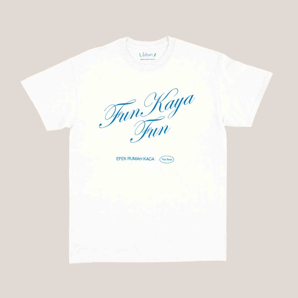 เสื้อยืดเอฟเฟกต์เรือนกระจกดั้งเดิม - FUN KAAYA FUN สีขาว