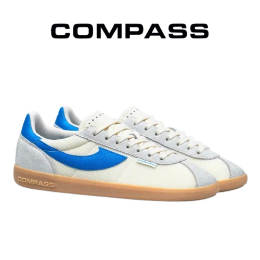 Compass Tribune White Blue Shoes BNIB ORIGINAL 100%