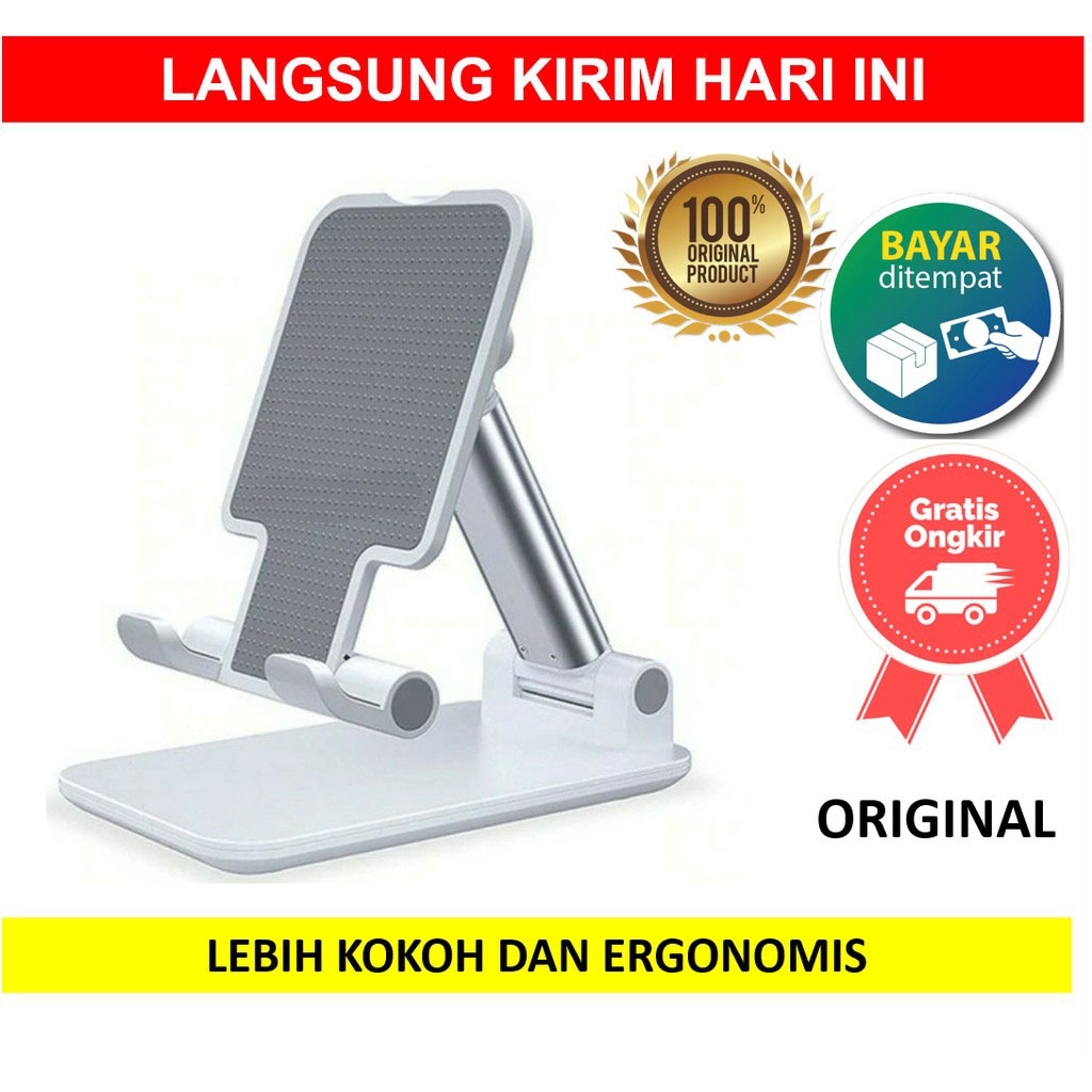 ที่วางโทรศัพท์ HD23 ยืน Hp สําหรับแท็บเล็ต Android TAB Stand Universal Handphone Mall57
