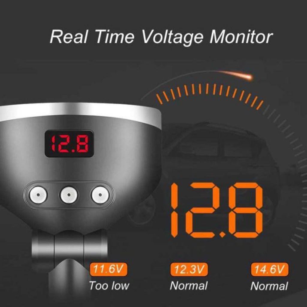 5 in 1 digital LED Volt meter car Charger