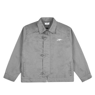 Satisfaction Fireman Clasp Jacket Double Zipp FRACTURE Light Grey
