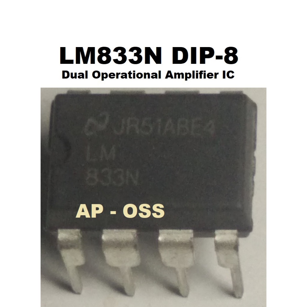 IC LM833N LM833 DIP8 Dual Op Amp IC