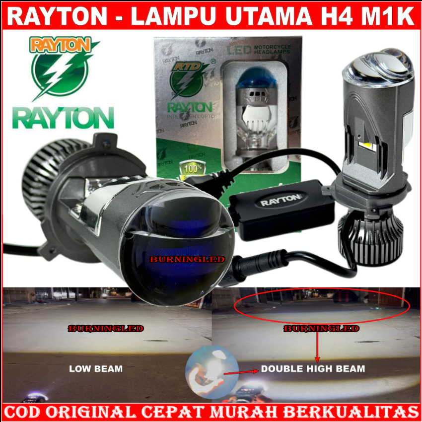 RTD RAYTON M1K - H4 M1K RAYTON DOUBLE HIGH BEAM HEADLIGHT ORIGINAL RAYTON RTD