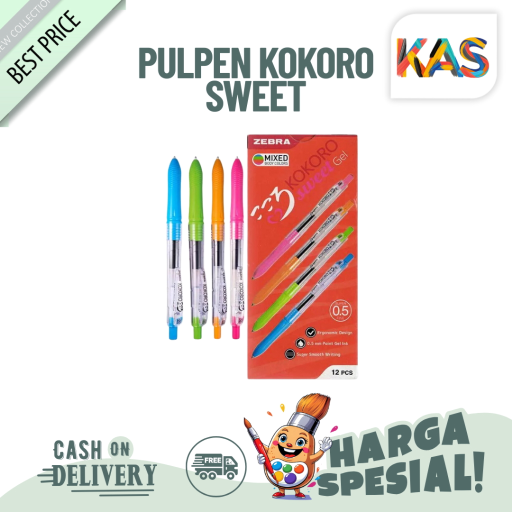 ปากกาเจล/ปากกาเจล/Kokoro Pen ZB KOKORO SWEET GEL