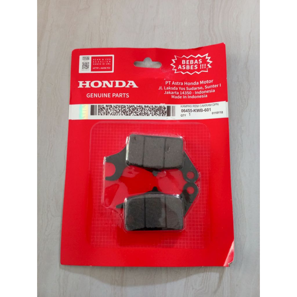 ผ้าเบรคหน้า Revo Absolute 06455-KWB-601