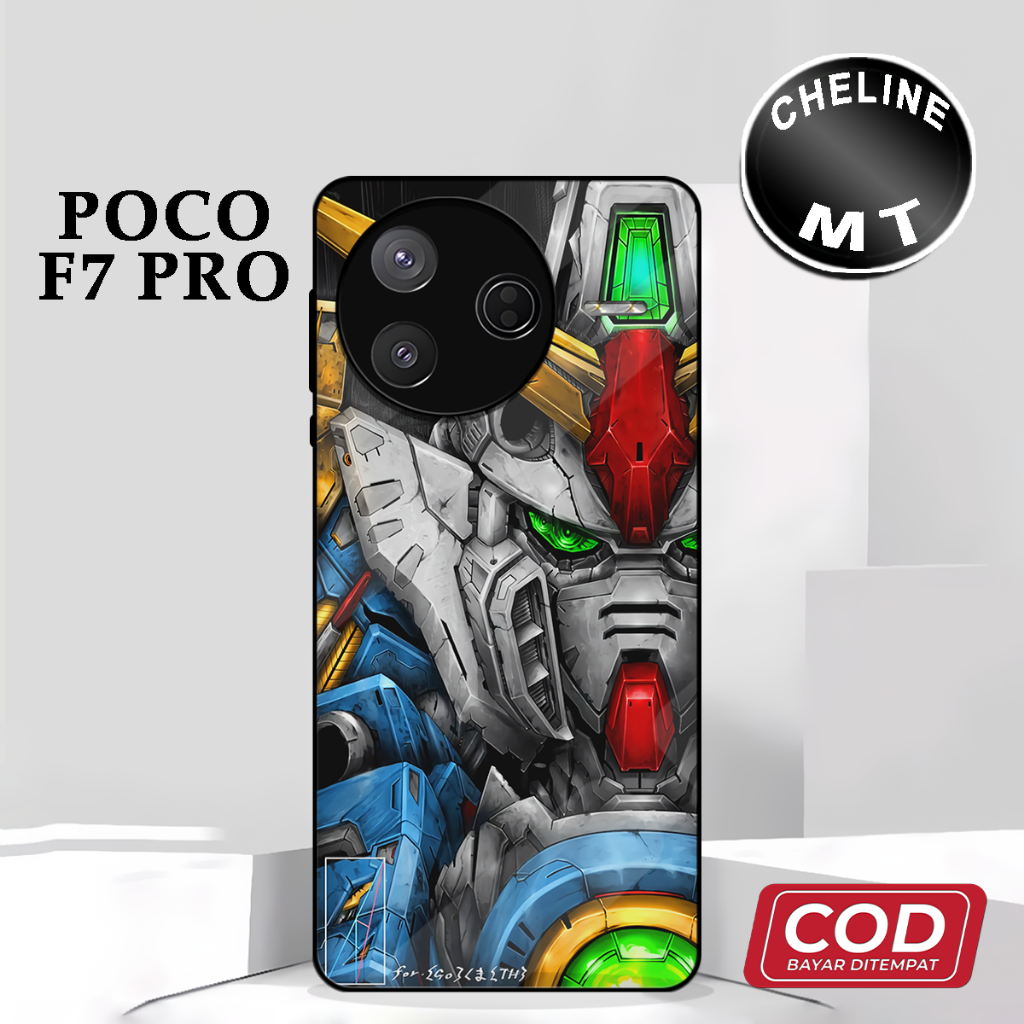 ( DD 28 ) Sofcase Glossy Shiny Xiaomi Poco F7 Pro l Poco F7 Ultra ABSTRACT MOTIF ANIME ASTETIC CASIN