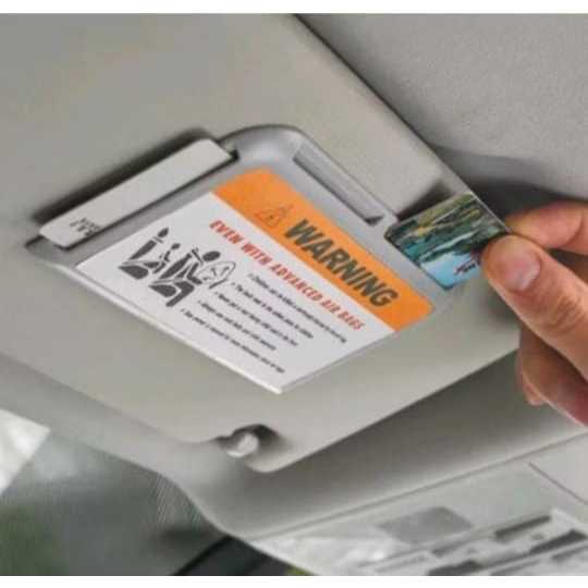 (felic_olshop88) E TOLL E MONEY ATM CARD HOLDER / CAR TOLLA CARD HOLDER 4 SLOT -