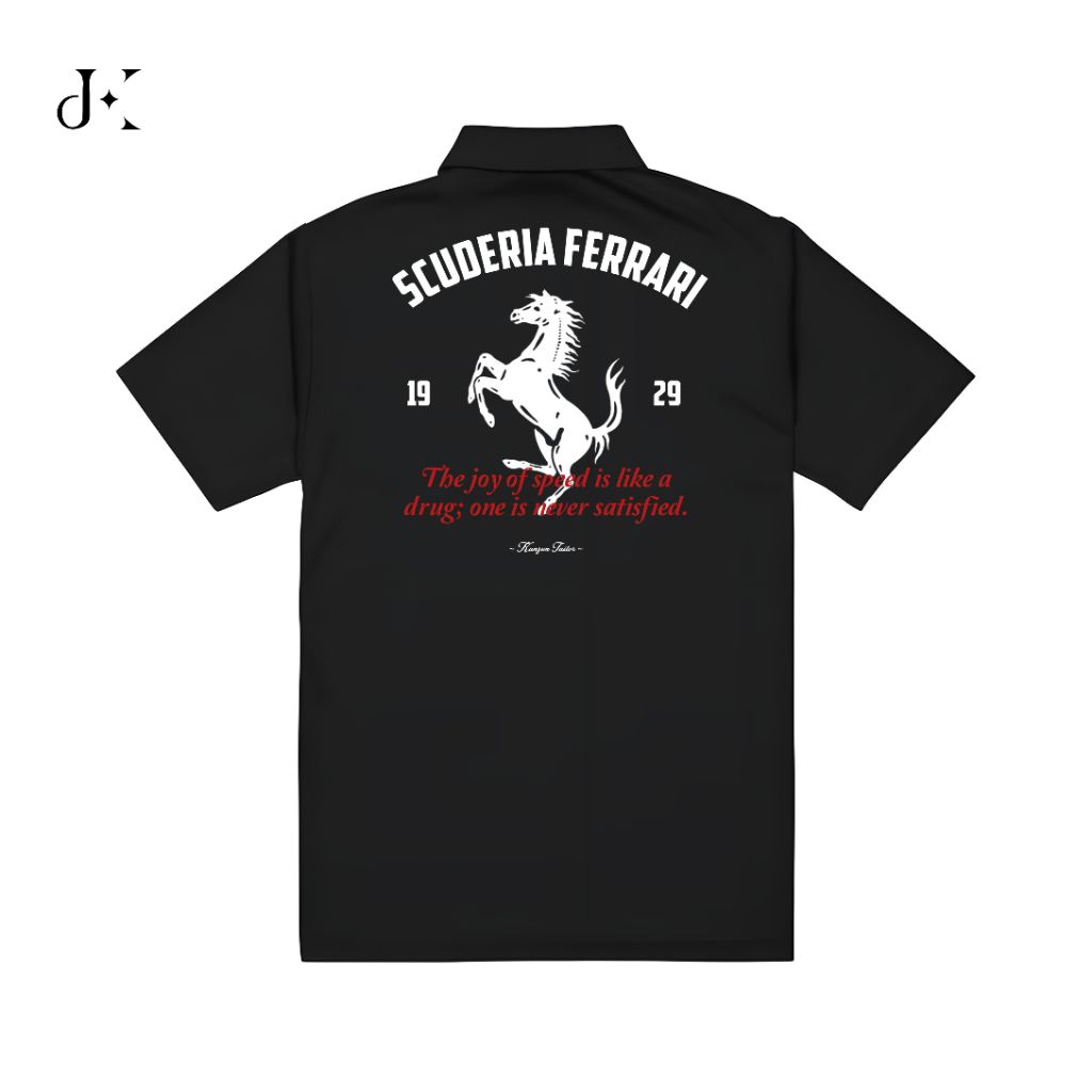 KANZEN เสื้อโปโล SCUDERIA FERRARI