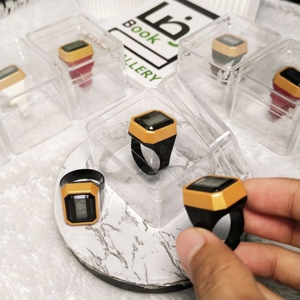 (Limited Series) Digital Tasbih + Ring Watch Gold List รุ่น Sxh5136 Premium Mica Box Series / Dhikr 