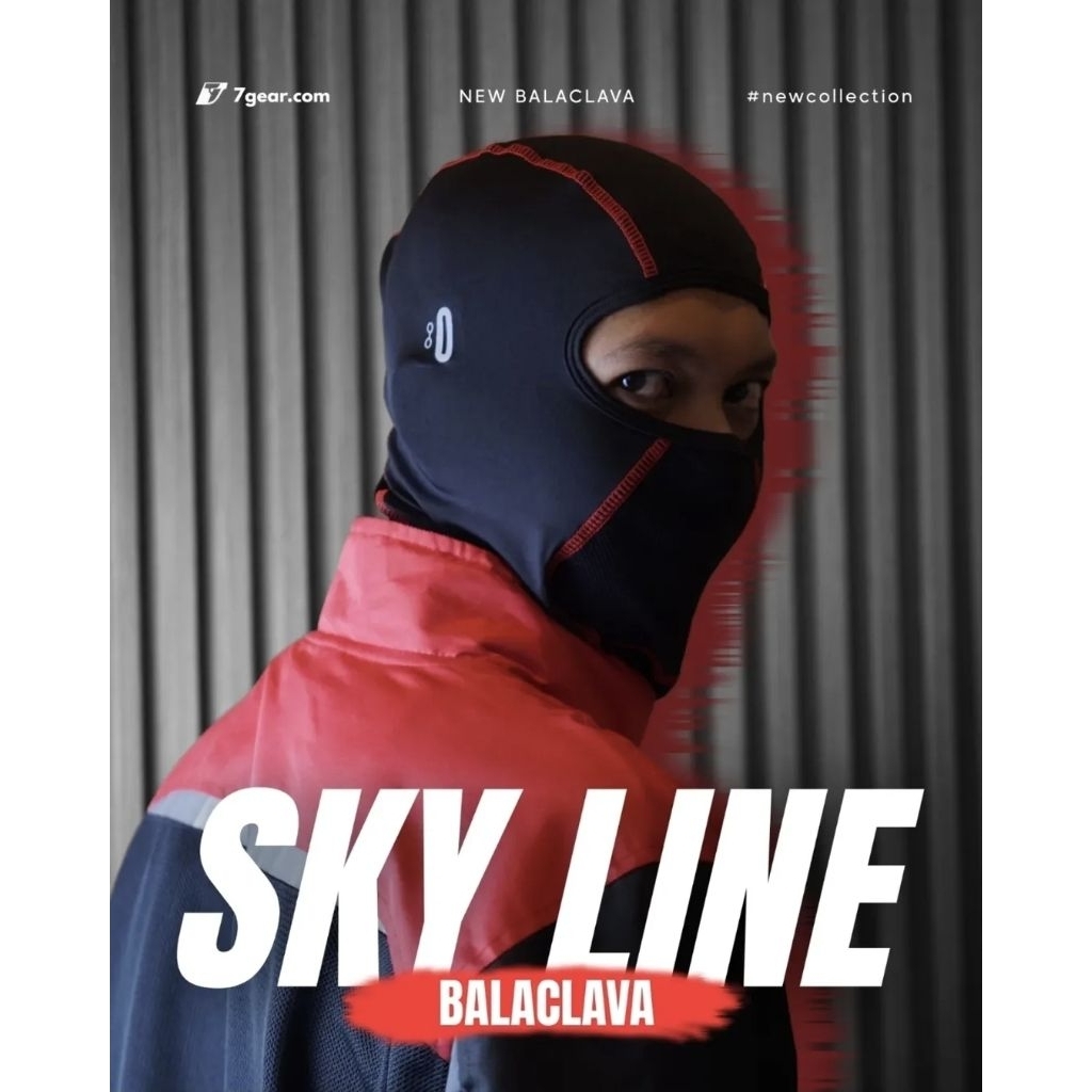 Balaclava 7gear skyline หน้ากากมอเตอร์ไซค์นินจาเต็มหน้า