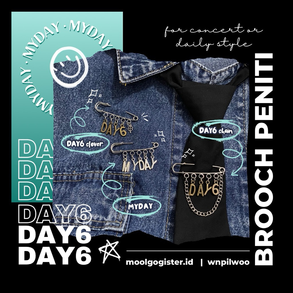 เข็มกลัด DAY6*******