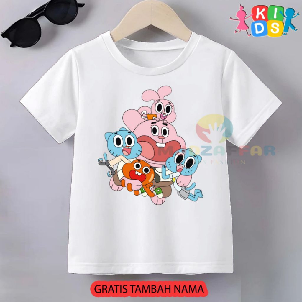 GUMBALL CHARACTER CHILDRENS เสื้อยืด GUMBALL CHILDRENS