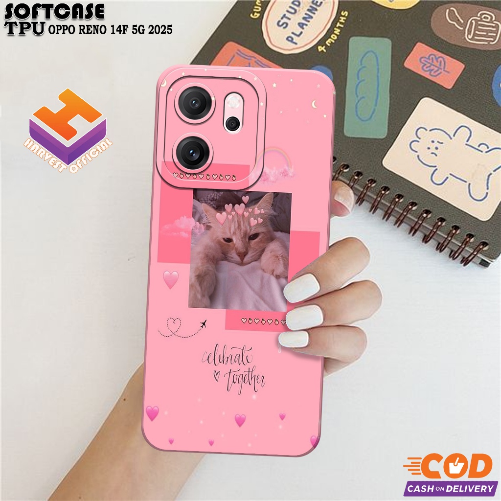 เคส Oppo Reno 14F 5G 2025 ล่าสุด - เคส Oppo Reno 14F 5G Softcase - เคส Pro Camera Softcase - Oppo Re
