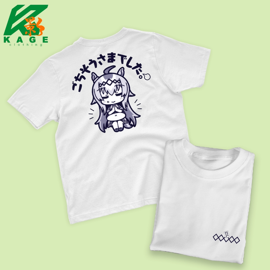 OGURI CAP UMAMUSUME เสื้อยืดผู้ชาย Tshirt distro ผ้าฝ้ายหวี 30s UNISEX Kageclothing