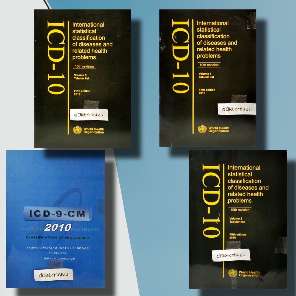 แพ็คเกจ ICD - 10 VOL. 1, 2, 3 2016 (แพ็คเกจ) และ ไอซีดี - 9 - ซม 2010