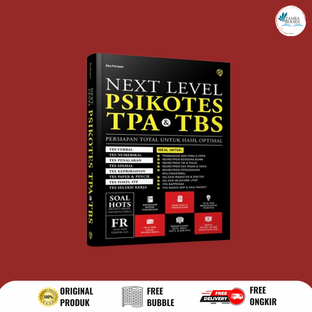 NEXT LEVEL PSYCHOLOGICAL TEST BOOK สําหรับ TPA & TBS โดย Eka Fitriyani - Garasi Pustaka