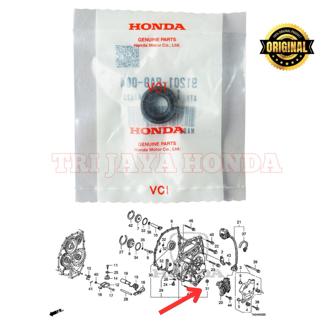 เกียร์ Neutral Lever Sil Seal สําหรับ Honda Jazz S RS GE 8 CRV Gen 3 4 Civic FD FB Brio Freed City G