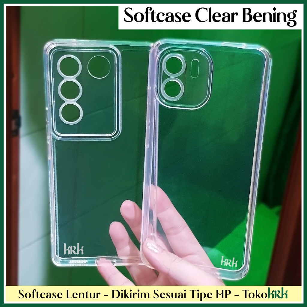 KRK ซิลิโคน Clear Poco F7 F6 F5 F4 Softcase ใสยืดหยุ่นธรรมดาหนาถุงลมนิรภัยป้องกัน