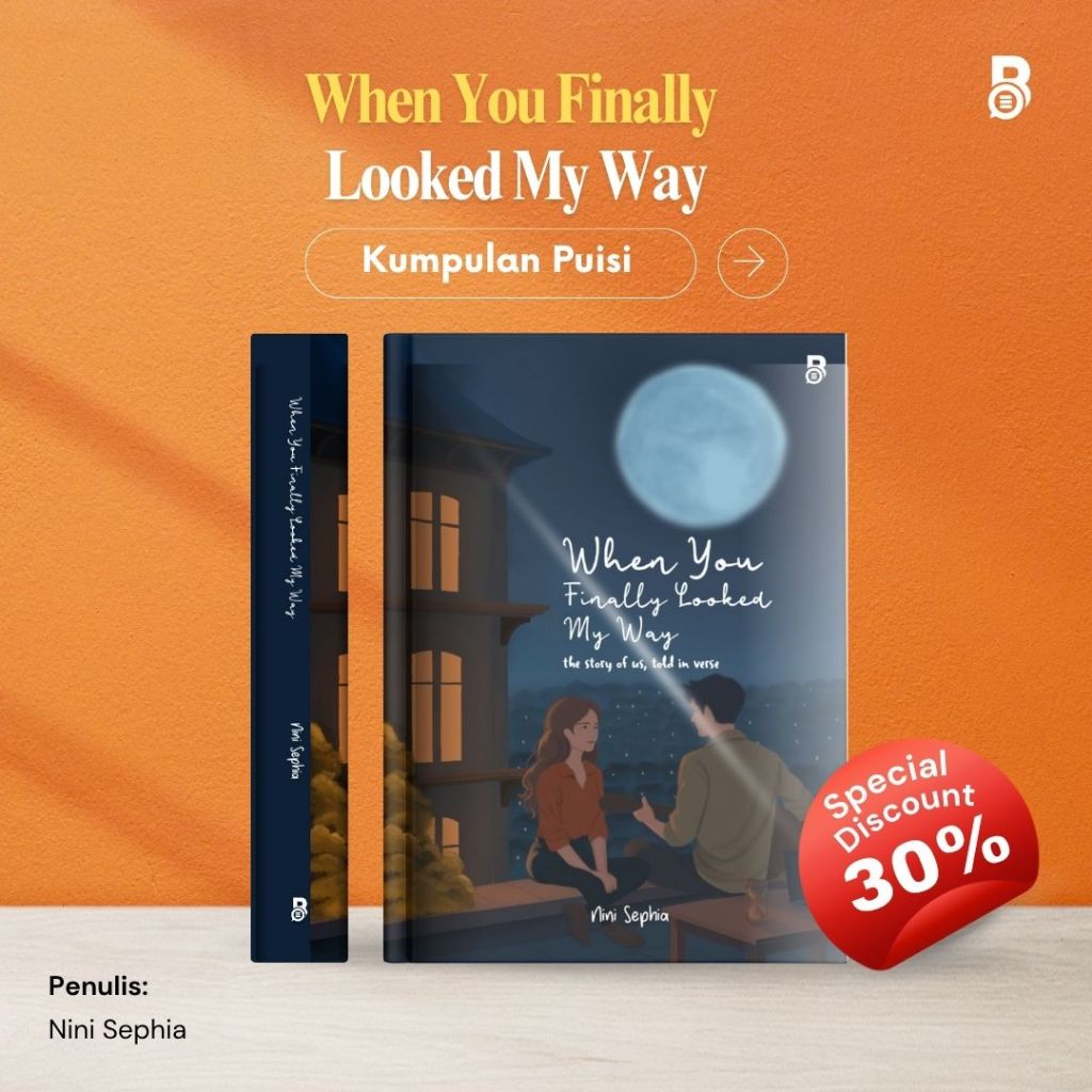When You Finally Looked My Way - Genre Romance English Poetry Book - ต้นฉบับ