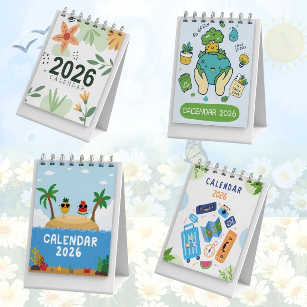 2026 ปฏิทินตั้งโต๊ะ - ปฏิทินตั้งโต๊ะสุนทรียศาสตร์ - ปฏิทินจิ๋ว 2026 โดย. ทั้งหมด