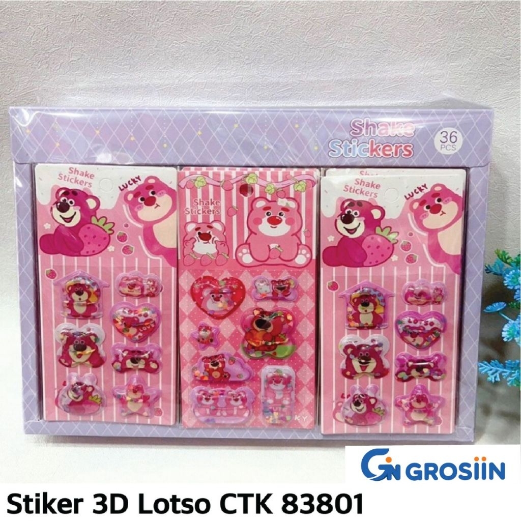 WHOLESALE | สติ๊กเกอร์ 3 มิติ LOTSO CTK 83801