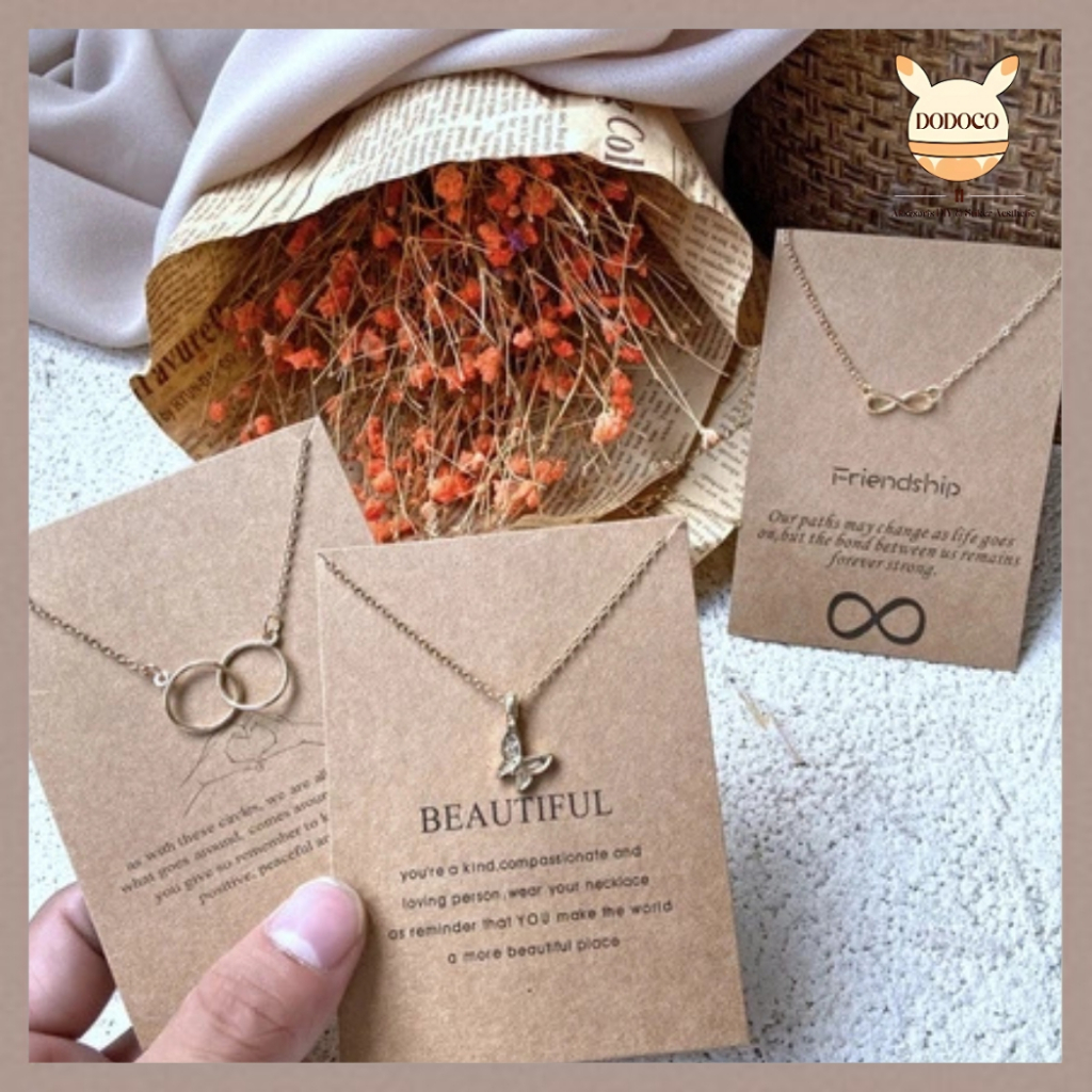 DDC สร้อยคอโชคเกอร์ผู้หญิง สีทอง โซ่กระดูกไหปลาร้า DJ-K05