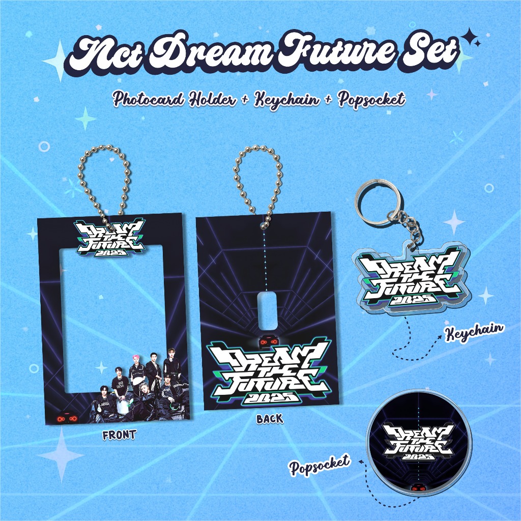 GANTUNGAN NCT Dream TOUR Fankit The Dream Show 4 : Dream The Future 2025 ที่ใส่บัตร พวงกุญแจ พวงกุญแ