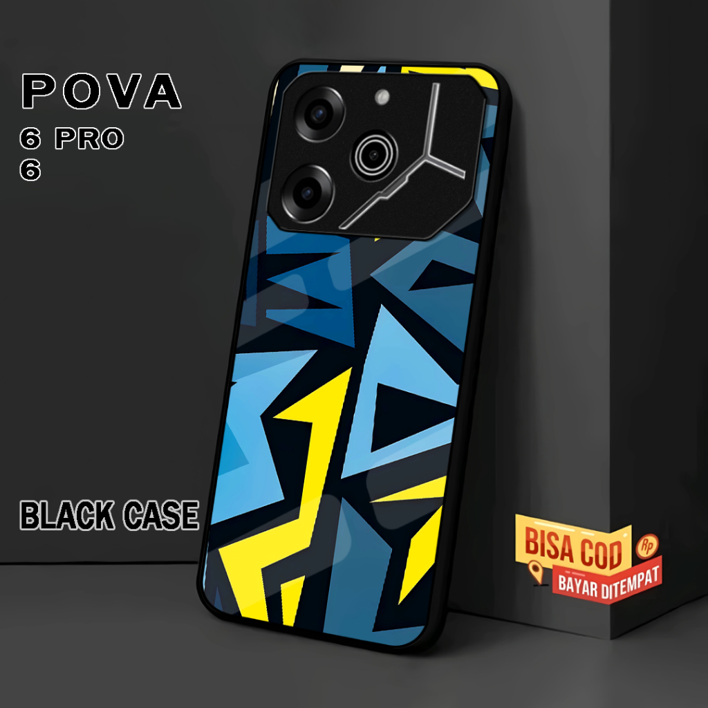 ( RC 20 ) Kesing Case Sofcase Glossy สําหรับ Tecno Pova 6 l Pova 6 Pro 5G พร้อมอะนิเมะ Motif l บทคัด