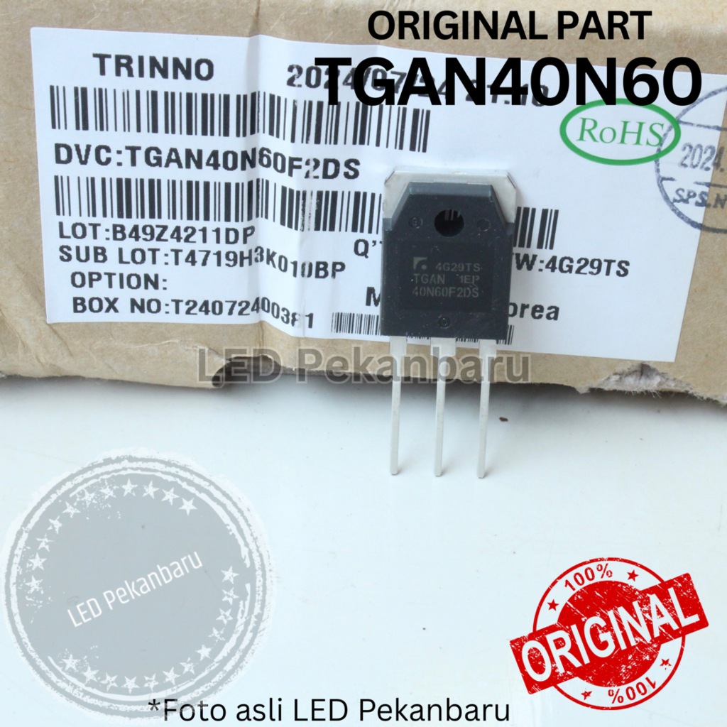 ต้นฉบับ IGBT TGAN40N60F TGAN40N60F TGAN 40N60 TGAN40N60F2DS 40N60F2DS 40A 600V TO-247