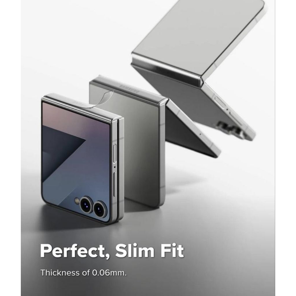 บานพับตัวป้องกันหน้าจอ Ringke Dual Easy Pro Film Samsung Galaxy Z Flip 7 Flip 7 (2 แพ็ค)