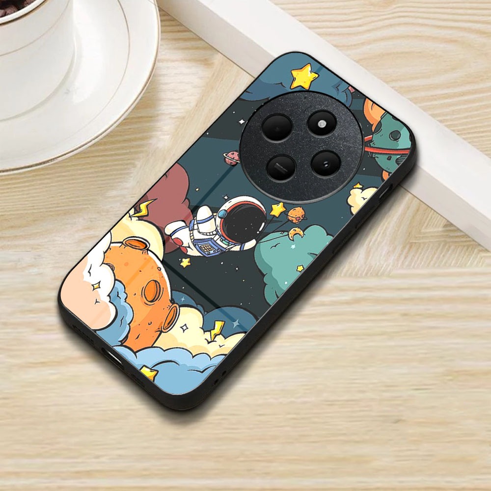 [NKM01] Redmi 14C Glass Softcase - Redmi 14C Glossy Case - เคส Redmi 14C - เคส Redmi 14C Glossy