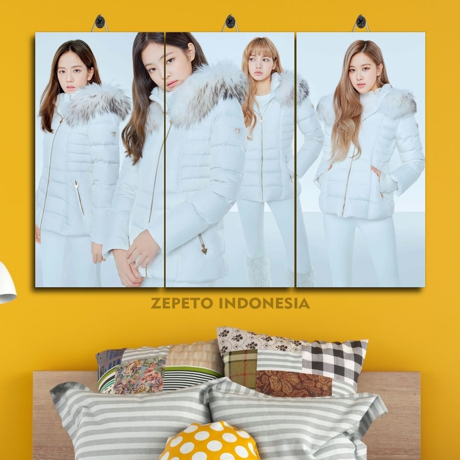 Kpop Blackpink Kim Jisoo ไม้ตกแต่งผนัง / Zepeto อินโดนีเซีย / ตกแต่งผนัง /IQV|3GPLN