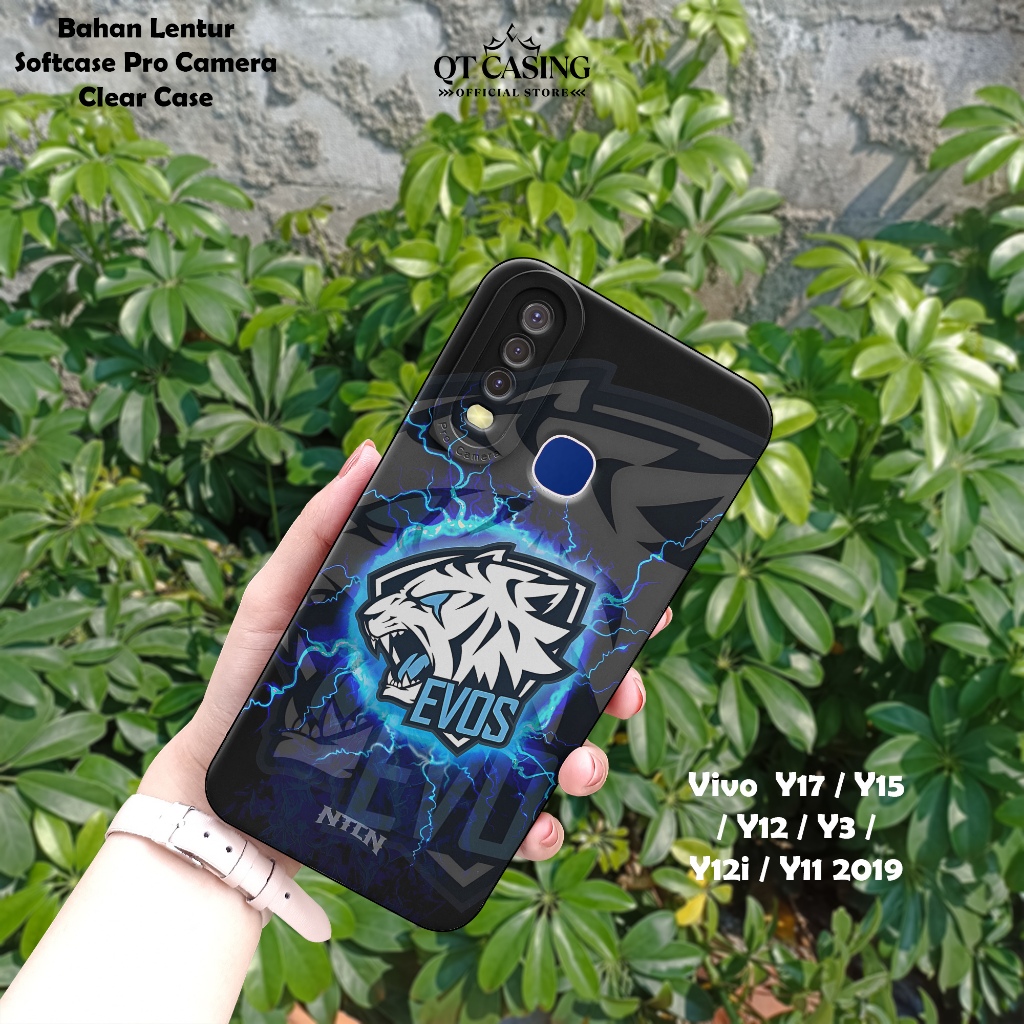 เคสสําหรับ Vivo Y17 / Y15 / Y12 / Y3 / Y12i / Y11 2019 – Casing Motif Ev0s Esport - Softcase Pro Cam